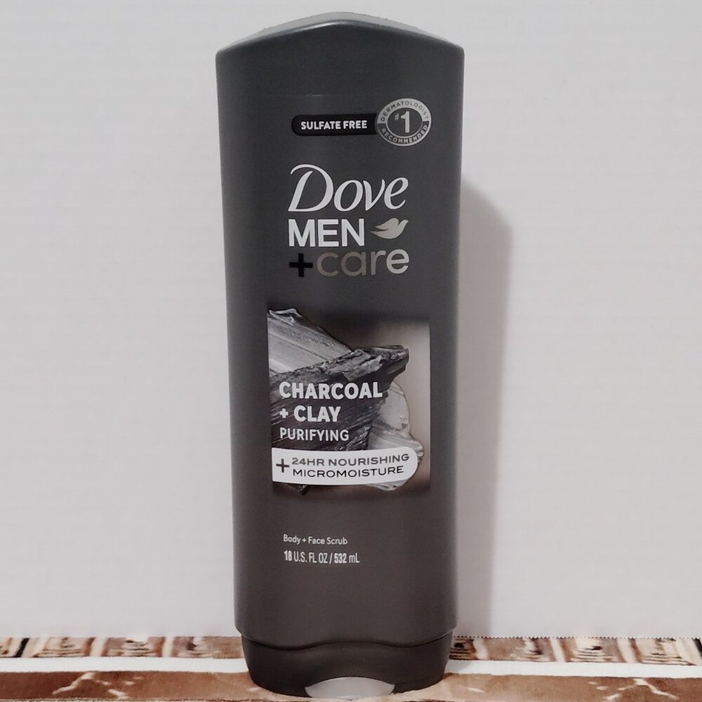 DOVE MEN + CARE Body and Face Wash Purifying Charcoal 18oz